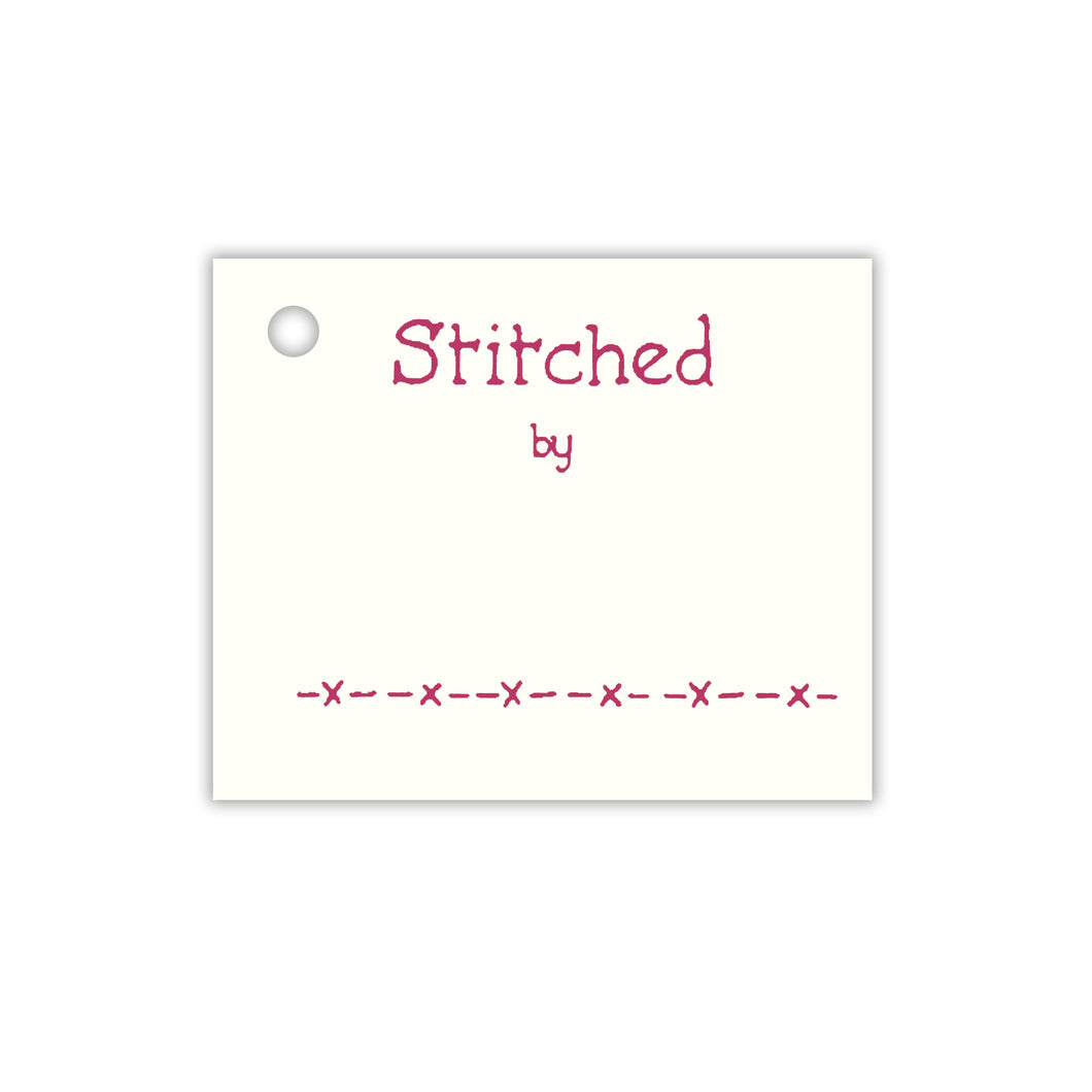 Stitched by Tags ~ A TINY Tag